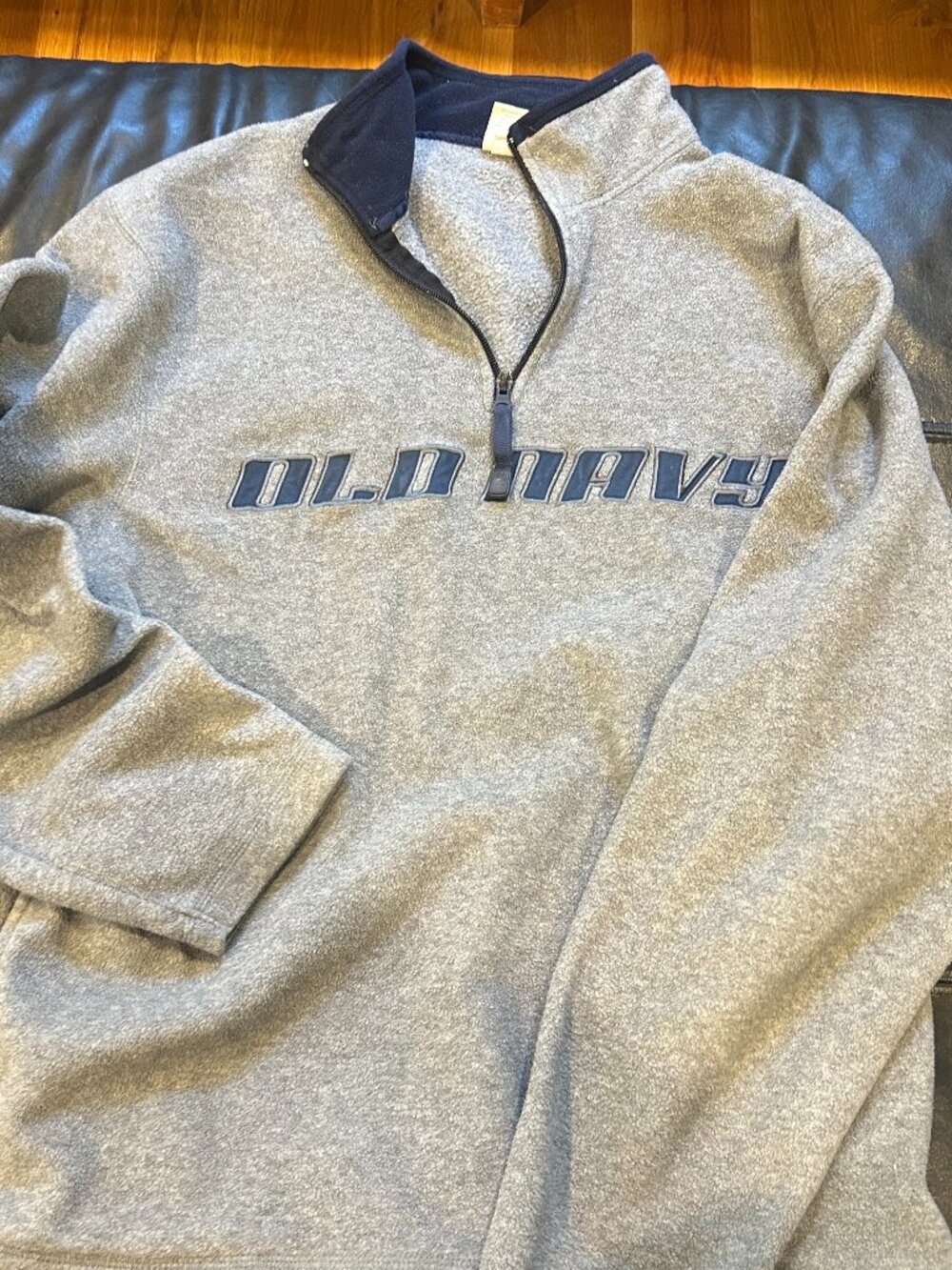 Grey Old Navy fleece sz L